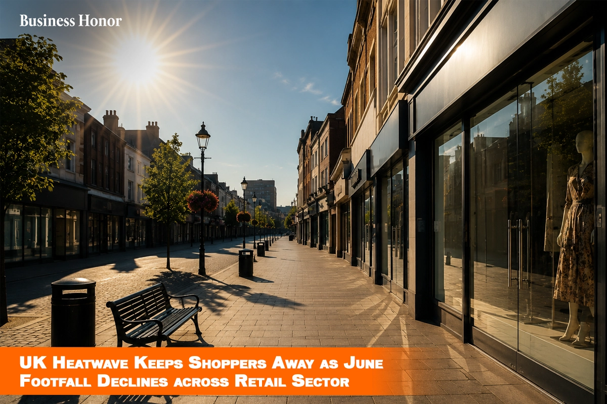  UK Heatwave Keeps Shoppers Away as June Footfall Declines across Retail Sector 